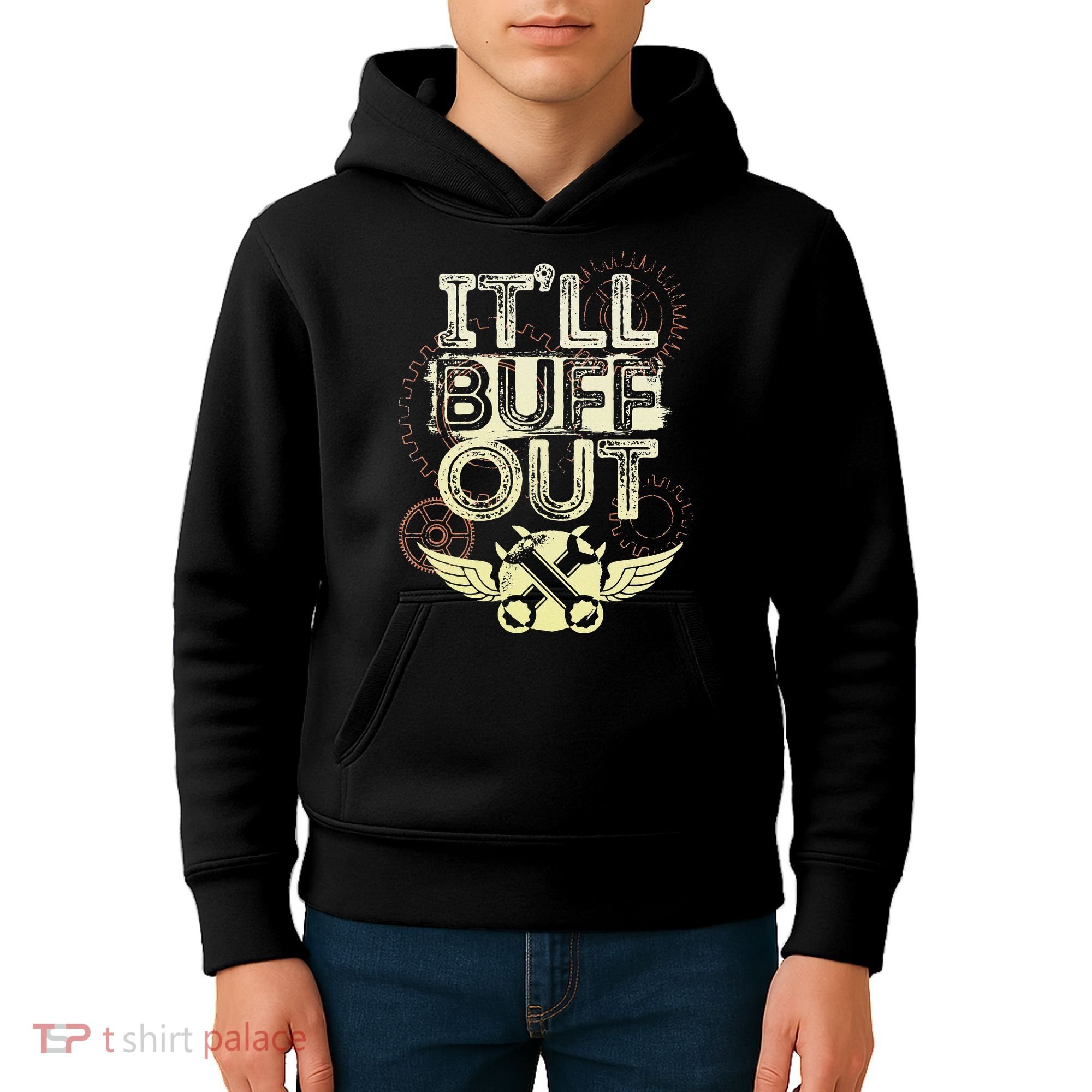 Itll Buff Out Kids Hoodie