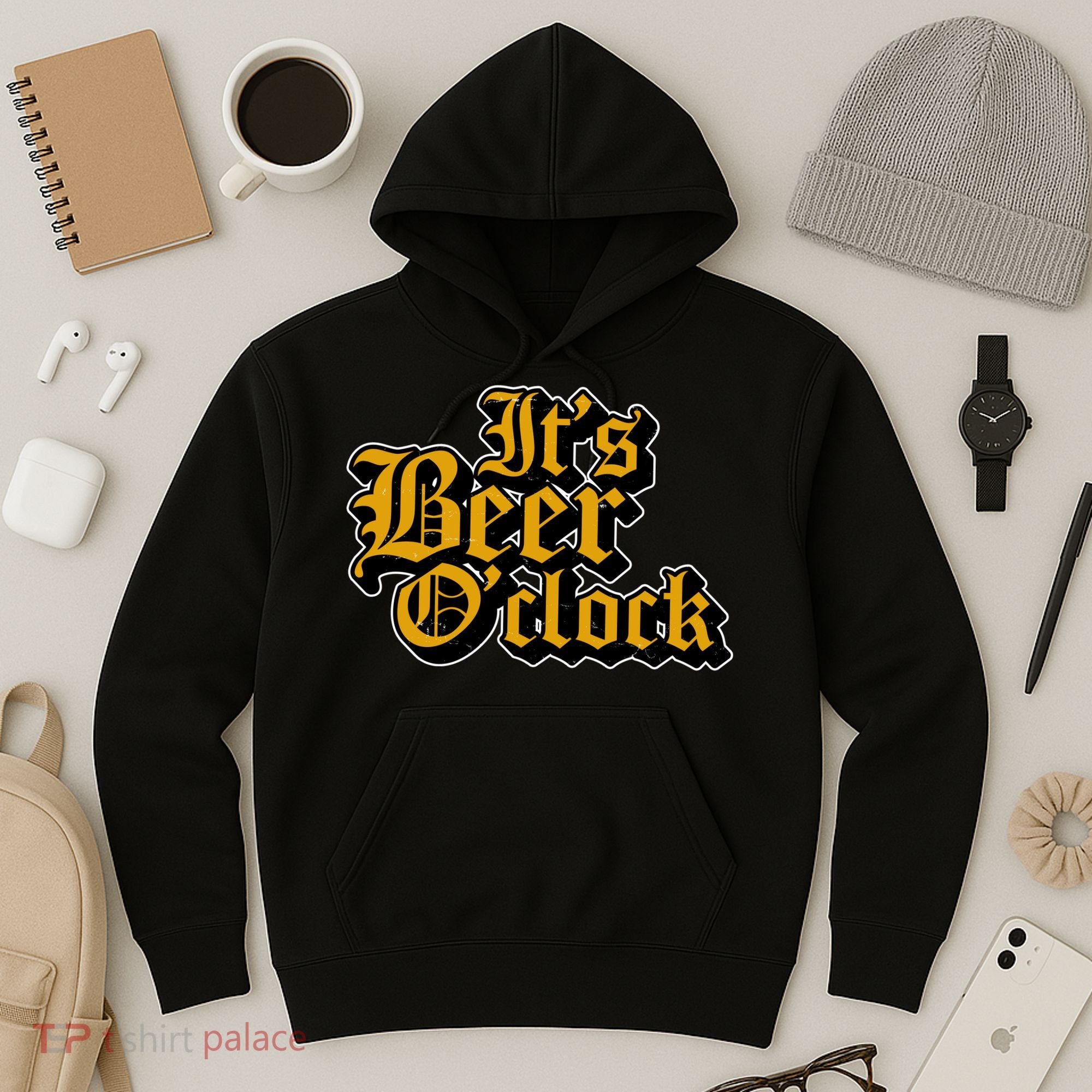 Its Beer O Clock Hoodie
