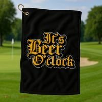 Its Beer O Clock Golf Towel thumb 1