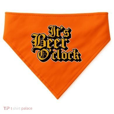 Its Beer O Clock USA-Made Doggie Bandana