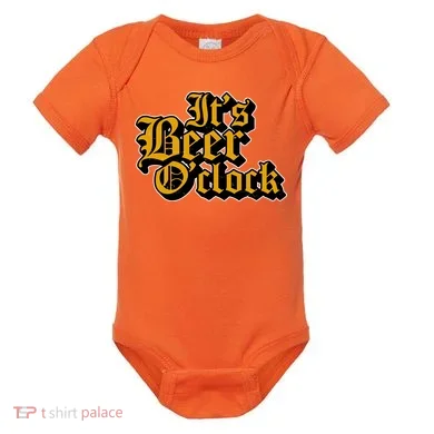 Its Beer O Clock Baby Bodysuit