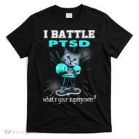 I Battle PTSD Awareness T-Shirt thumb 0