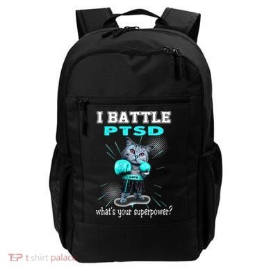 I Battle PTSD Awareness Backpack