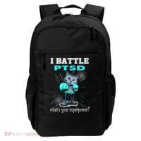 I Battle PTSD Awareness Backpack thumb 0