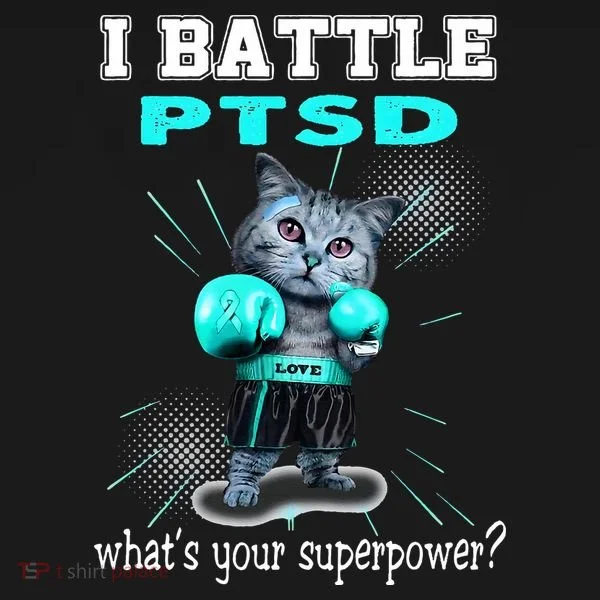 I Battle PTSD Awareness Bucket Hat