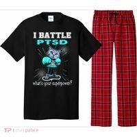 I Battle PTSD Awareness Pajama Set thumb 0
