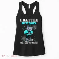 I Battle PTSD Awareness Women's Tank Top thumb 0