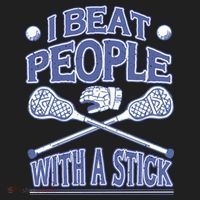 I Beat People With A Stick Lacrosse Sport Tumbler thumb 3