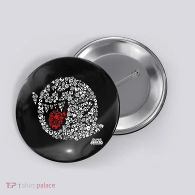 Iconic Boo Portrait Button