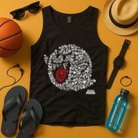 Iconic Boo Portrait Tank Top thumb 4