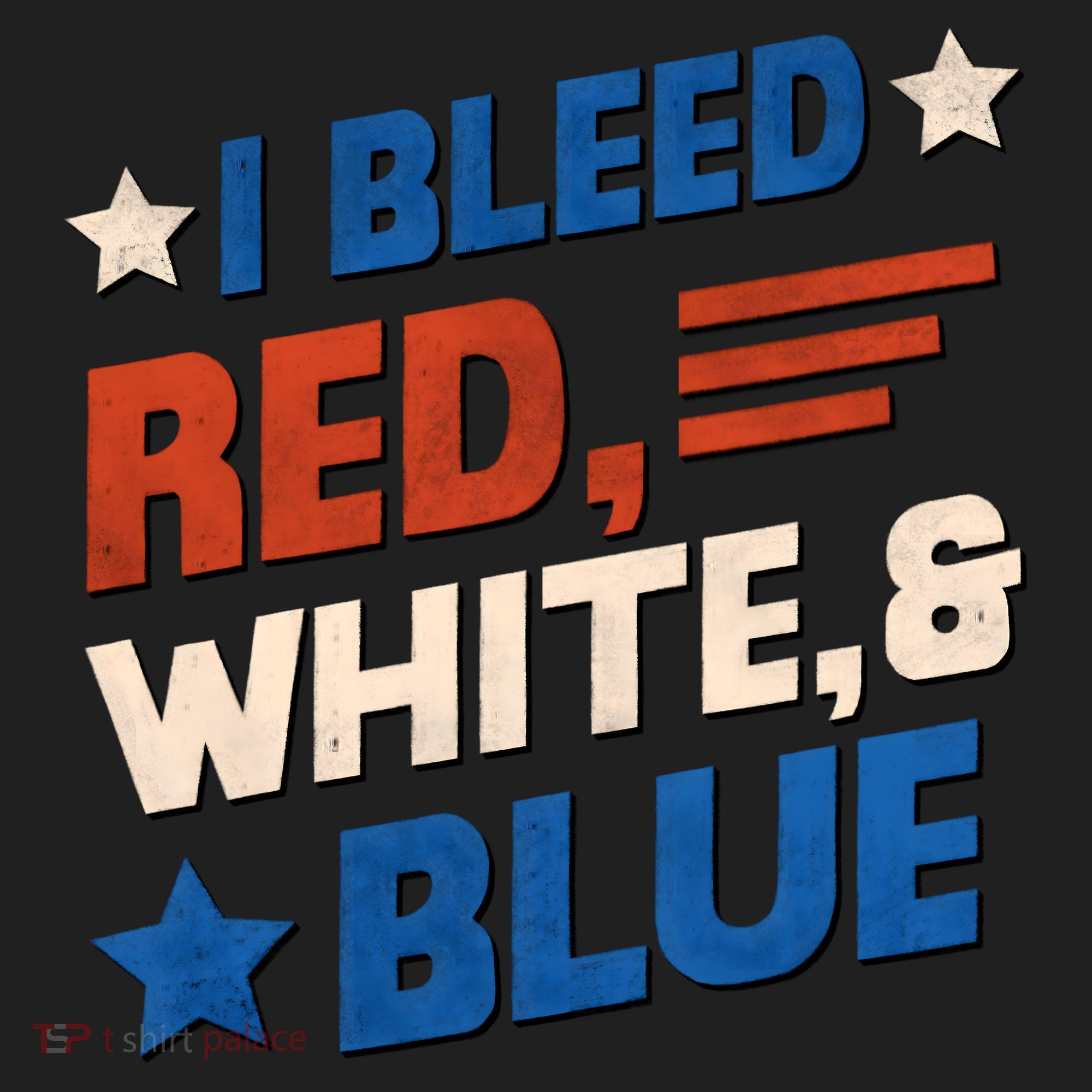 I Bleed Red White And Blue 4th Of July Hat