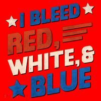 I Bleed Red White And Blue 4th Of July Santa Hat thumb 1