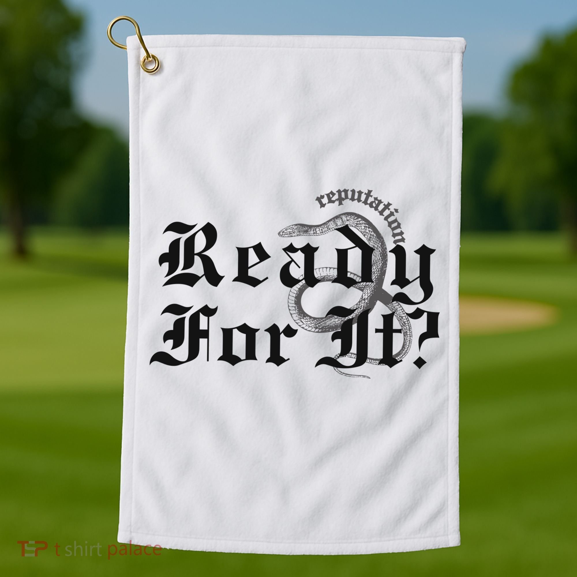 Inspired By Reputation Taylor Golf Towel