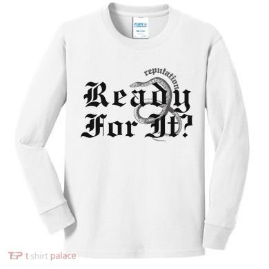 Inspired By Reputation Taylor Kids Long Sleeve Shirt