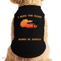 I Bless Rains Down In Africa Farmer Proud Africa Map Doggie Tank thumb 0