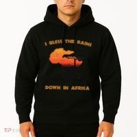 I Bless Rains Down In Africa Farmer Proud Africa Map Hoodie thumb 2