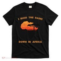 I Bless Rains Down In Africa Farmer Proud Africa Map T-Shirt thumb 0