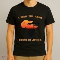 I Bless Rains Down In Africa Farmer Proud Africa Map T-Shirt thumb 3