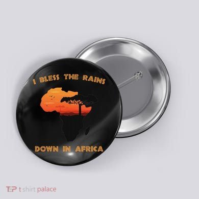 I Bless Rains Down In Africa Farmer Proud Africa Map Button