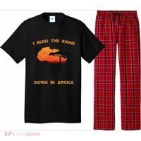 I Bless Rains Down In Africa Farmer Proud Africa Map Pajama Set thumb 0