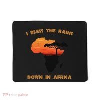 I Bless Rains Down In Africa Farmer Proud Africa Map Mousepad thumb 0