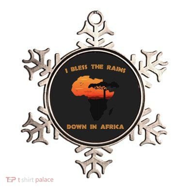 I Bless Rains Down In Africa Farmer Proud Africa Map Ornament