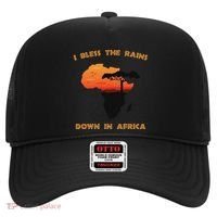 I Bless Rains Down In Africa Farmer Proud Africa Map Hat thumb 0