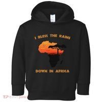 I Bless Rains Down In Africa Farmer Proud Africa Map Toddler Hoodie thumb 0