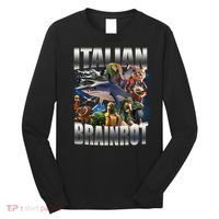 Italian Brainrot Shark Long Sleeve Shirt thumb 0