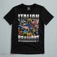 Italian Brainrot Shark T-Shirt thumb 5