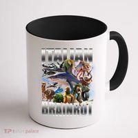 Italian Brainrot Shark Coffee Mug thumb 1