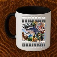 Italian Brainrot Shark Coffee Mug thumb 2