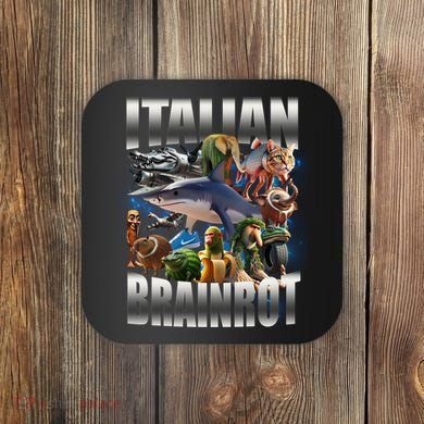 Italian Brainrot Shark Coaster