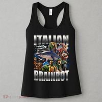 Italian Brainrot Shark Women's Tank Top thumb 3