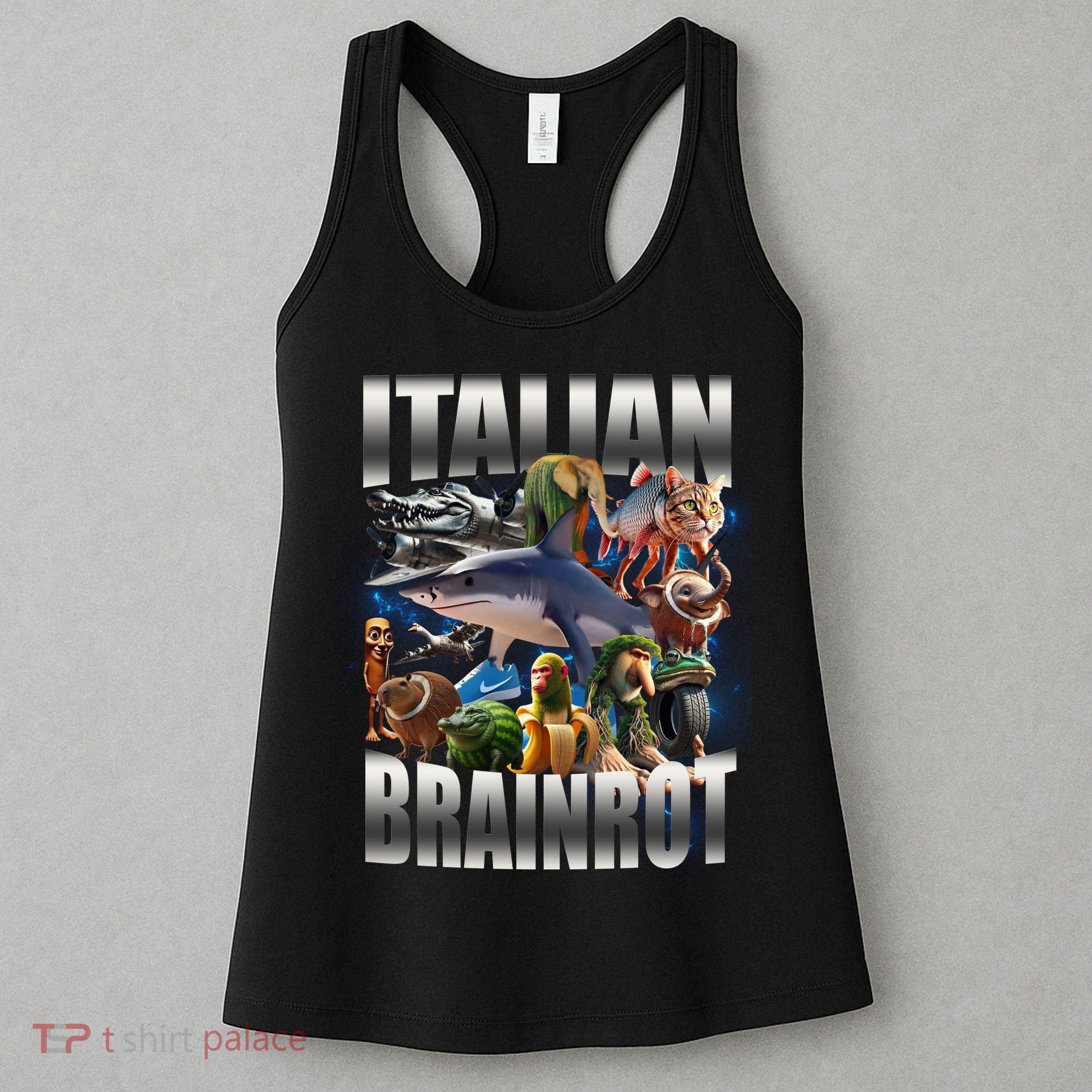 Italian Brainrot Shark Women's Tank Top