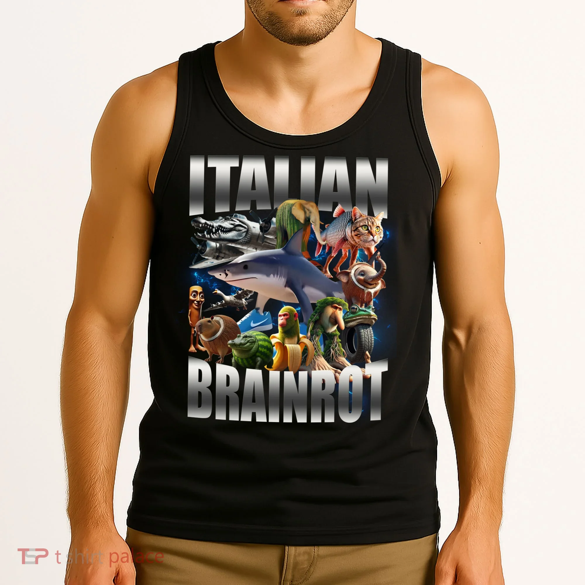 Italian Brainrot Shark Tank Top
