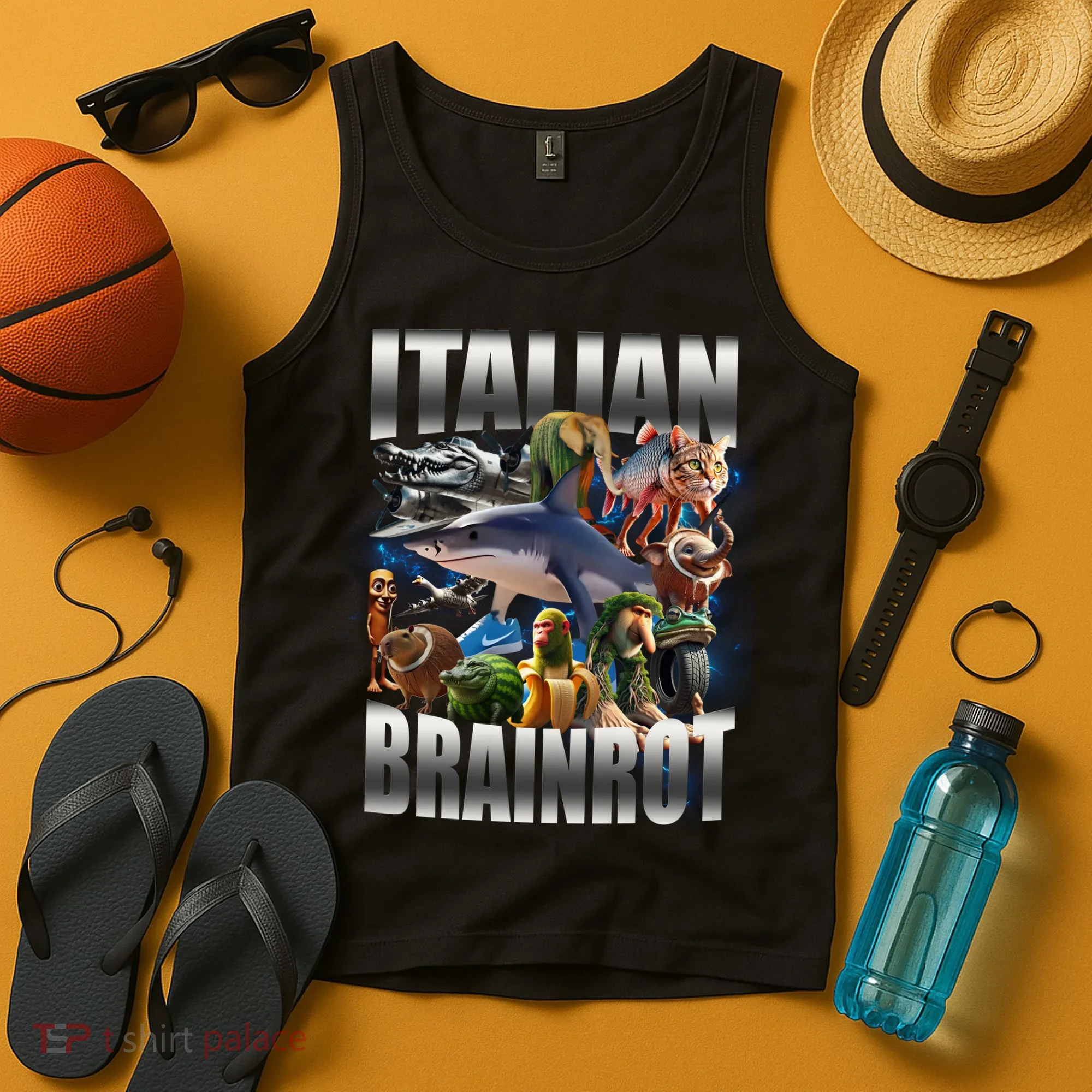 Italian Brainrot Shark Tank Top