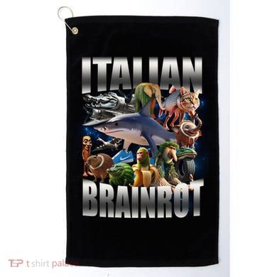 Italian Brainrot Shark Golf Towel