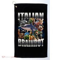 Italian Brainrot Shark Golf Towel thumb 0