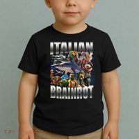 Italian Brainrot Shark Toddler T-Shirt thumb 2
