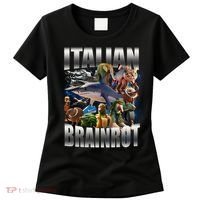 Italian Brainrot Shark Women's T-Shirt thumb 0