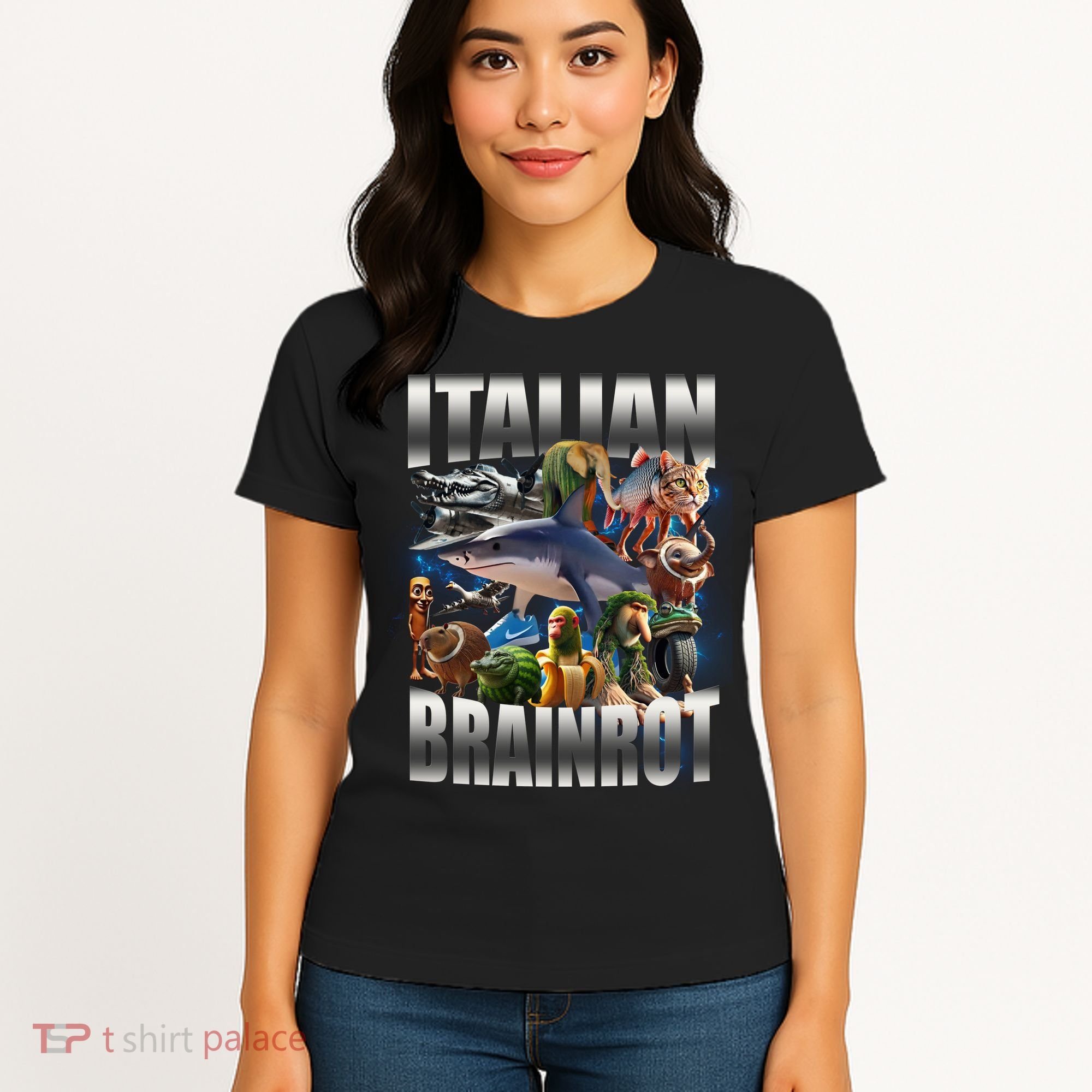 Italian Brainrot Shark Women's T-Shirt