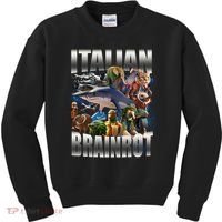 Italian Brainrot Shark Kids Sweatshirt thumb 0