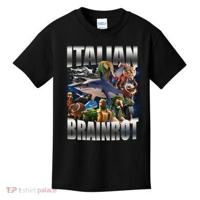 Italian Brainrot Shark Kids T-Shirt