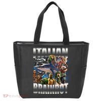 Italian Brainrot Shark Tote Bag thumb 0