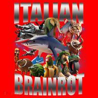 Italian Brainrot Shark Santa Hat thumb 1