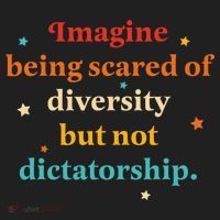 Imagine Being Scared Of Diversity But Not Dictatorship  Women's Sweatshirt thumb 2