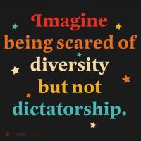 Imagine Being Scared Of Diversity But Not Dictatorship  Coaster thumb 2