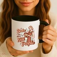 I Bake So I Don't Kill People Coffee Mug thumb 3