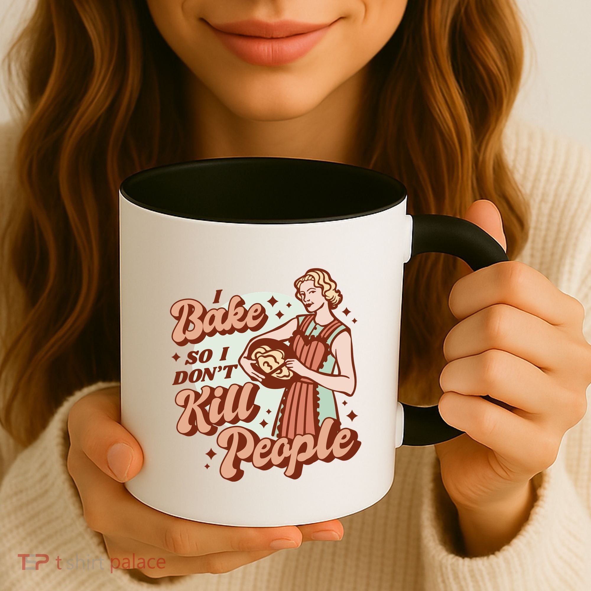 I Bake So I Don't Kill People Coffee Mug